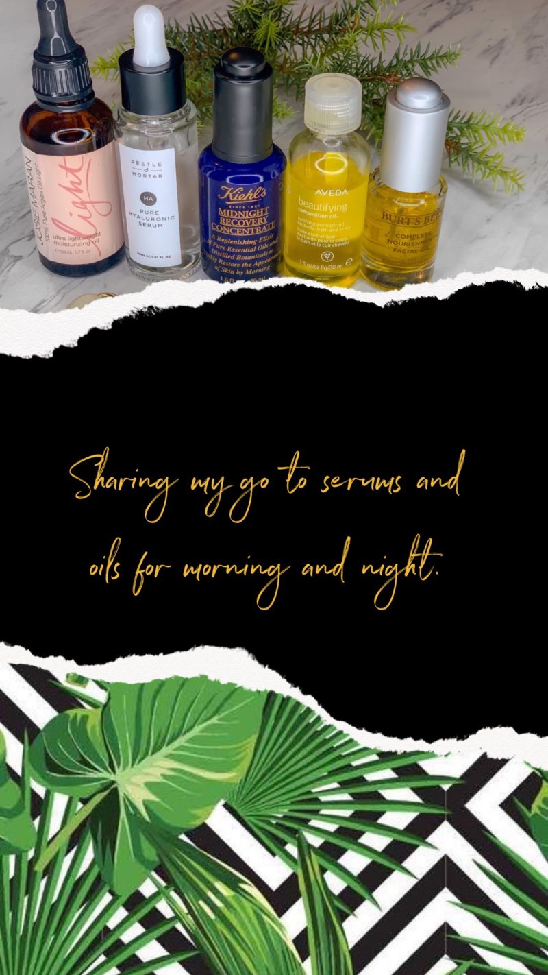 My favorite face oils and serums